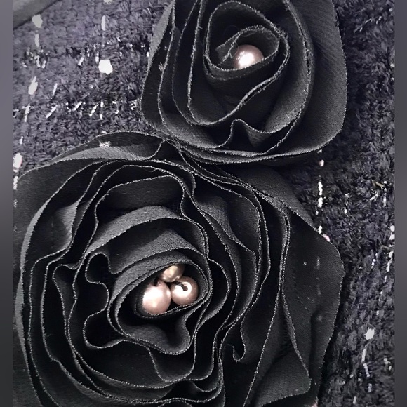 Vintage Jones New York Black Tweed Dress - Picture 5 of 8